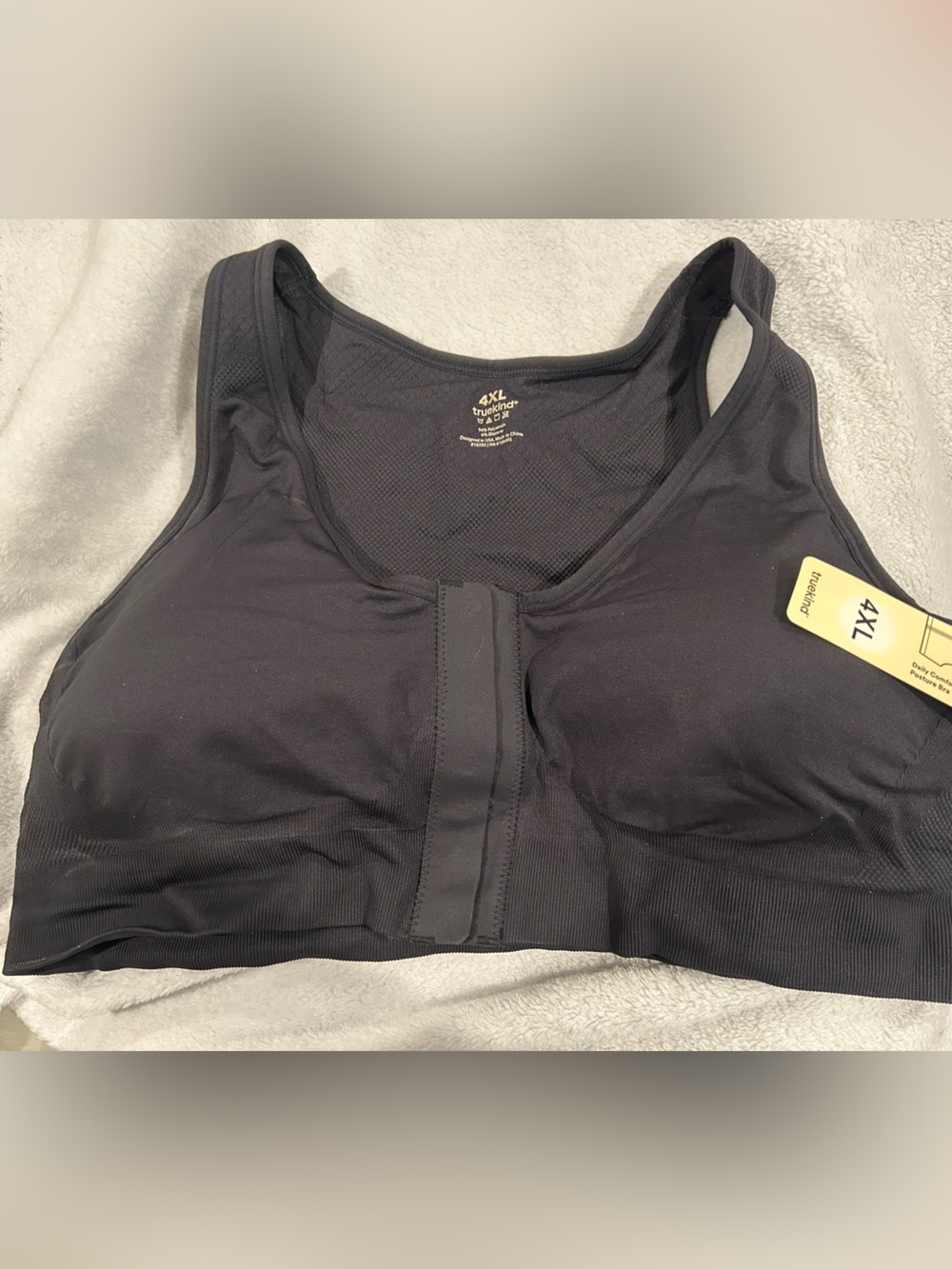 Plus Shapermint Daily Comfort Posture Bra - Black